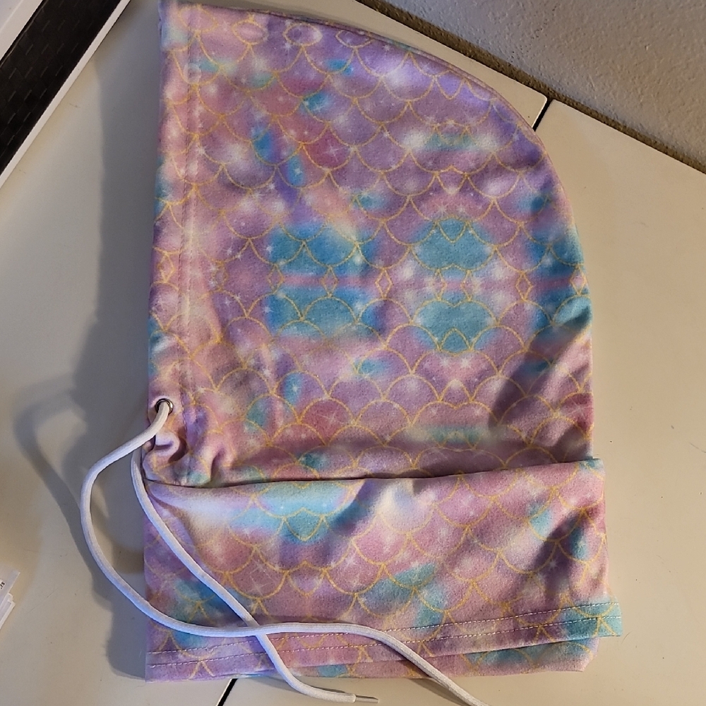 Girls Mermaid Ski Hood